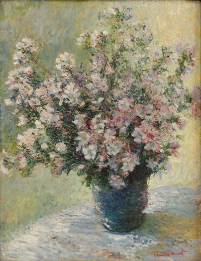 Jarrón de flores de Claude Monet